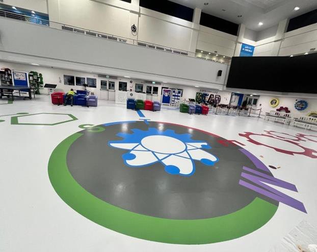Decorative polyurethane flooring by Evolution Projects